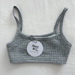 Princess Polly Gray Arabella Crop Top